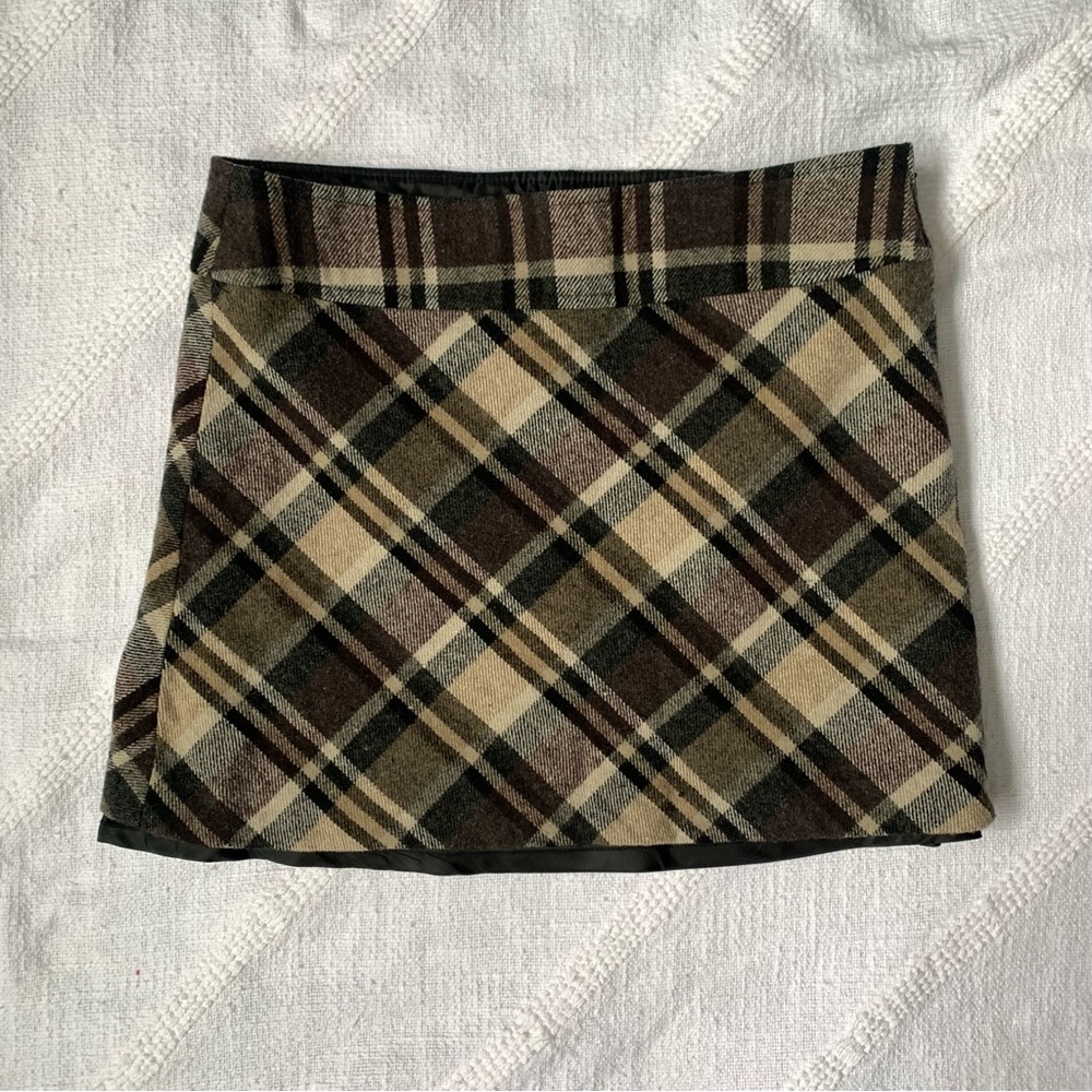 Vintage Smart Set Plaid Mini Skirt